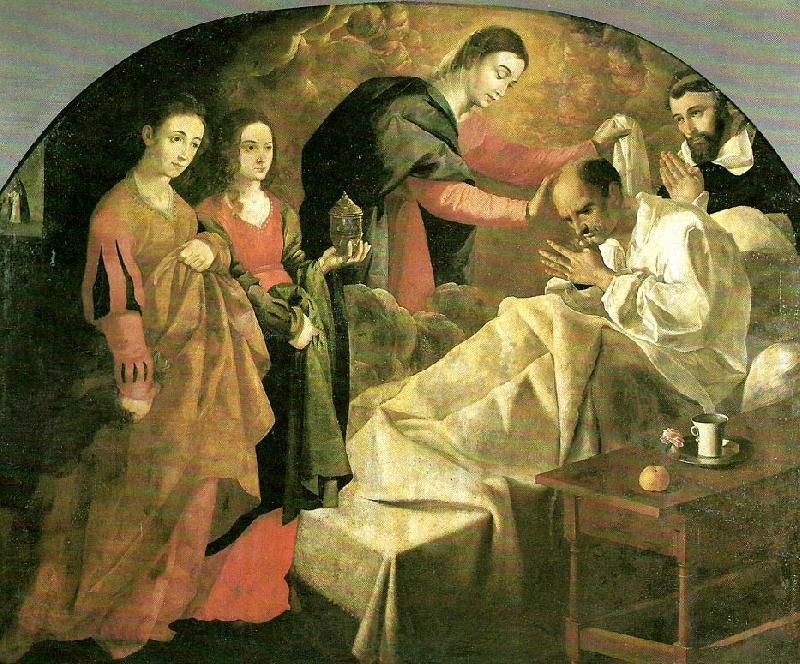 Francisco de Zurbaran miraculous cure of the blessed reginaud of orleaans France oil painting art